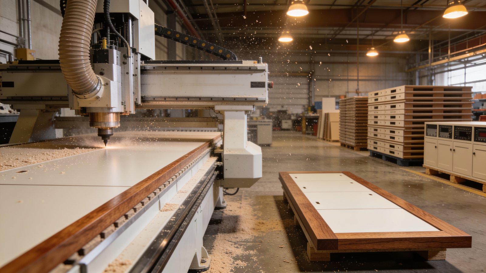 Master craftsmen and precision machinery in the Graham Studios shop